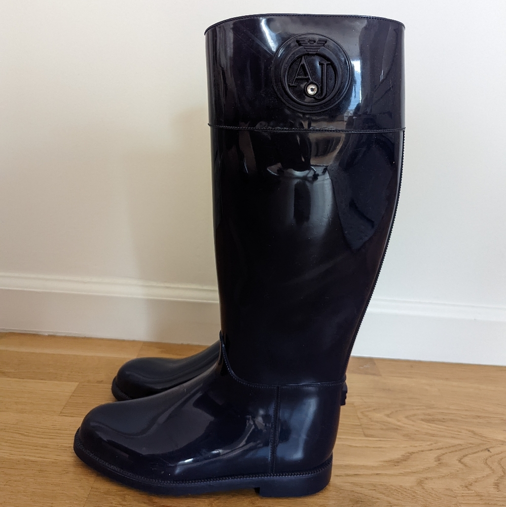 Armani Jeans Rain Boots